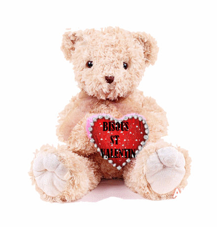 nounours saint valentin